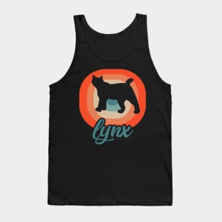 Vintage Lynx Design Western Europe Wild Cat Tank Top